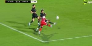 الزمالك يتقدم على إيه إس بورت الجيبوتى 1-0 بعد 15دقيقة