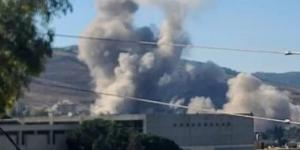 جيش الاحتلال الإسرائيلي يقصف قضاء صور و بلدة زوطر الشرقية فى لبنان