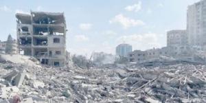 وفاة 9 فلسطينيين وإصابة 14 وفقدان العشرات فى انهيار مبنى يؤوى نازحين بمدينة غزة