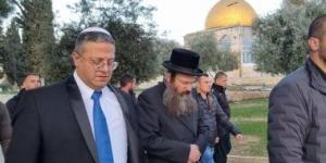 وزير الأمن القومي الإسرائيلي يقتحم الأقصى بحماية قوات الاحتلال