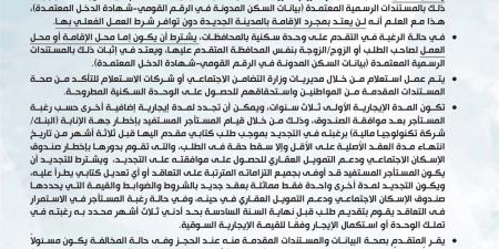 دليلك لحجز شقق الإيجار سكن لكل المصريين 9 (صور)