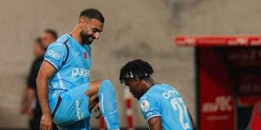 أميد سبورتيف ضد طرابزون سبور.. محمد صلاح يسجل فى تعادل مثير 1-1 بالشوط الأول