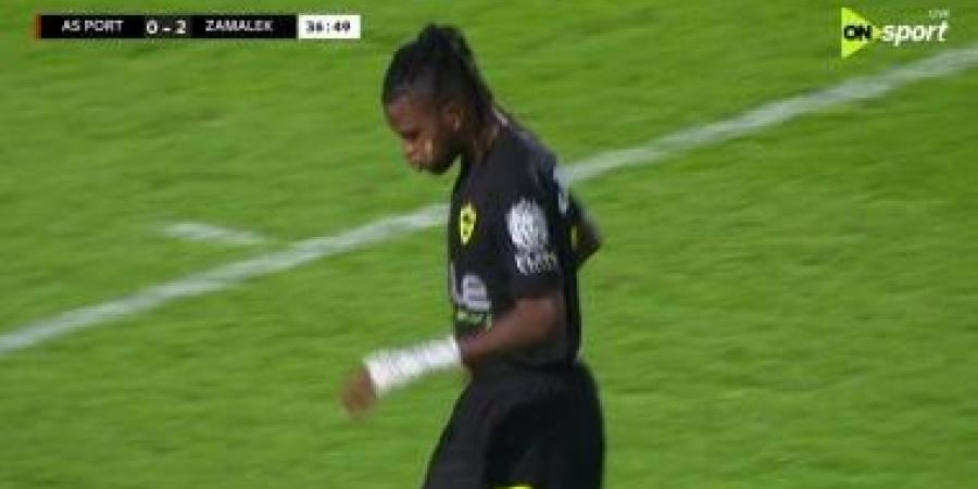 شيكوبانزا يضيف الهدف الثانى للزمالك أمام إيه إس بورت بطل جيبوتي