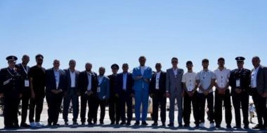 وفد بيراميدز يزور معرض العلمين الدولى للطيران والفضاء