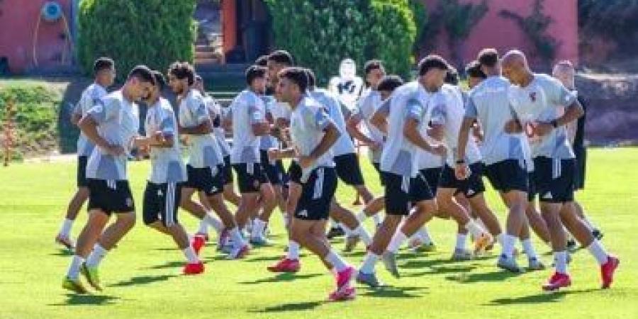 الأهلي يواصل الاستعداد لمباراة ابو قير للإسمدة في الدوري
