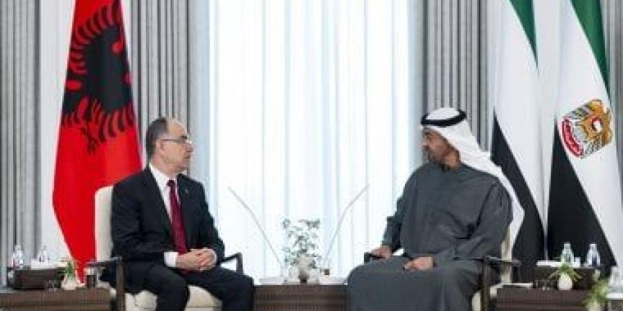 رئيسا الإمارات وألبانيا يؤكدان أهمية إرساء ركائز الأمن والاستقرار إقليميا ودوليا
