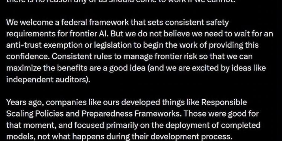 صراع الأمان.. لماذا يطالب رئيس OpenAI بمعايير جديدة للذكاء الاصطناعى؟