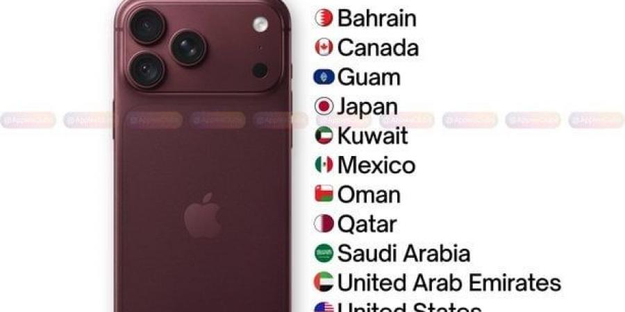 دون شريحة SIM.. قائمة الدول التى ستحصل على iPhone 18 Pro بـ eSIM فقط