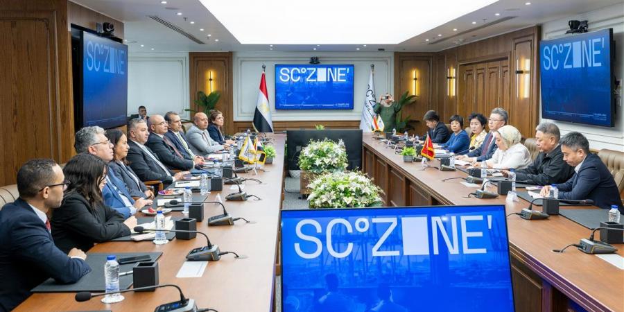 رئيس اقتصادية قناة السويس يبحث مع وفد صيني فرص التعاون الصناعي والاستثماري
