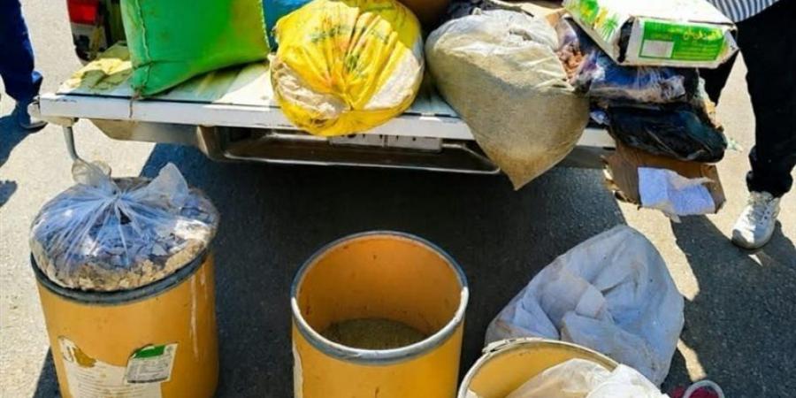 التحفظ علي رنجة وسلع غذائية فاسدة في حملة تموينية بالفيوم