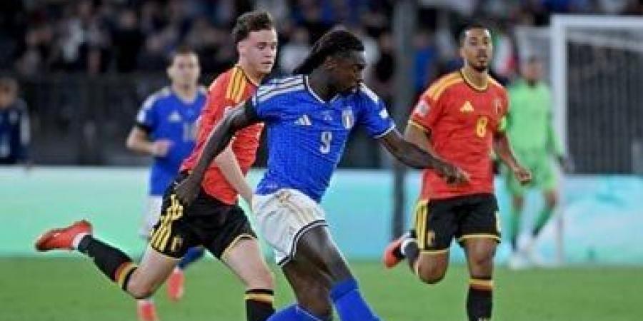 بلجيكا تتفوق على إيطاليا بهدف خرافي في الشوط الأول.. فيديو